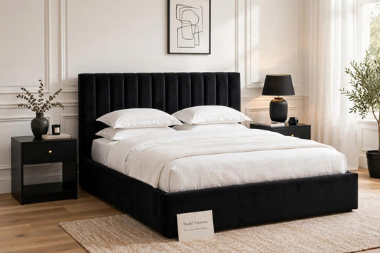 Floor Channel Bed+2side table