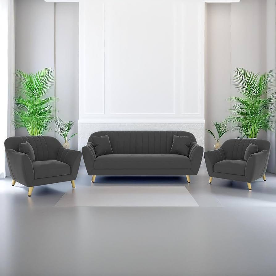 Modern Fluted Sofa