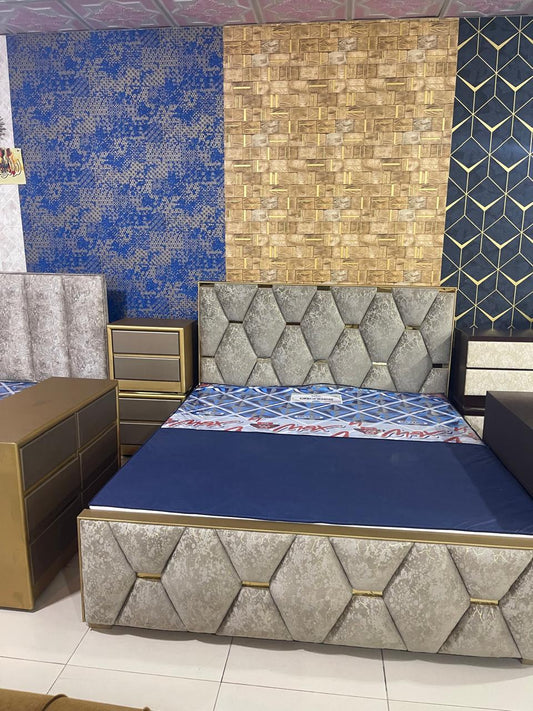 King Size Poshish Double Bed | Premium Quality & Modern Design