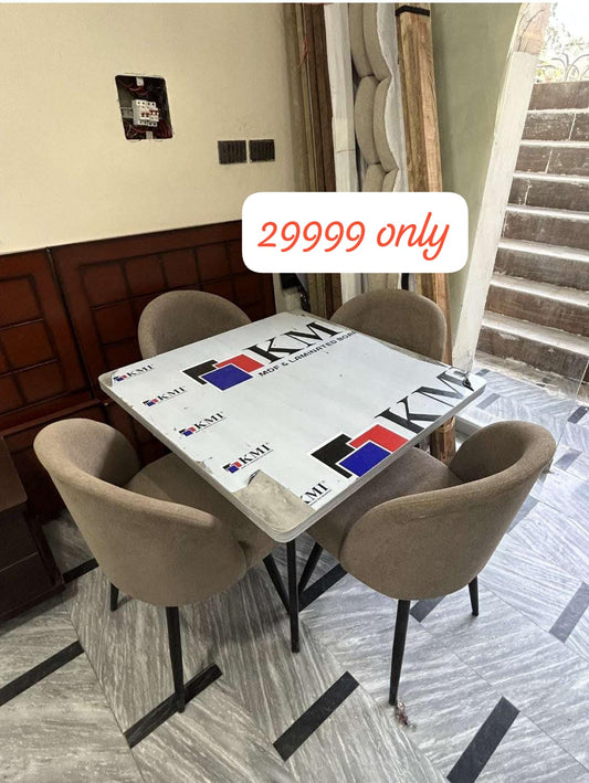 4-Seater Dining Table Set – Modern & Durable Design