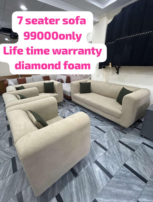 Luxury 7-Seater Sofa Set – Premium Comfort & Modern Design