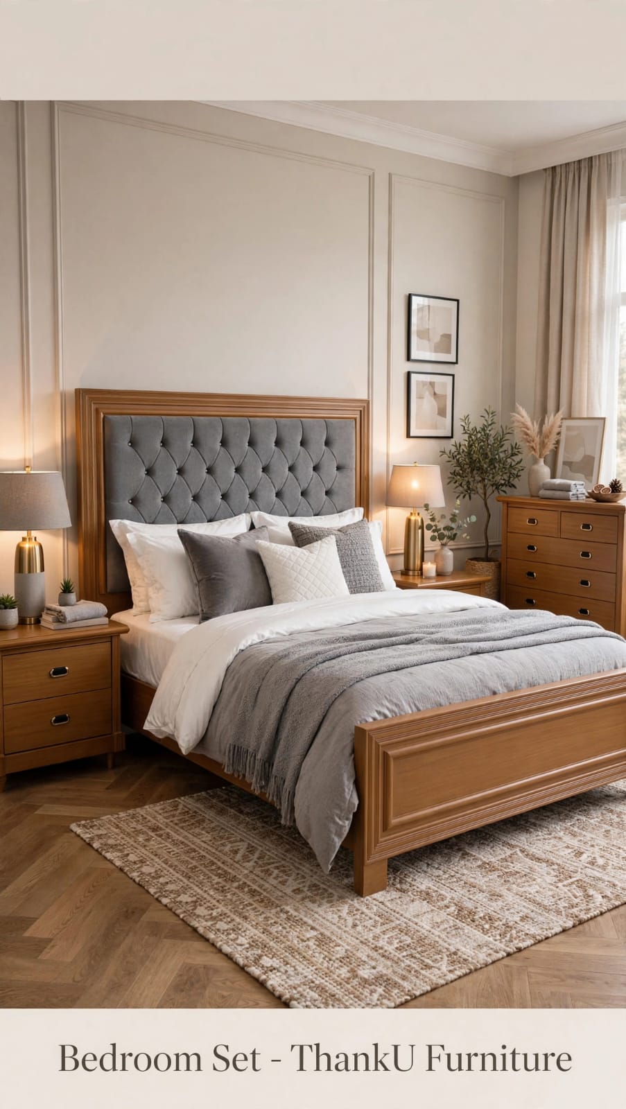 Wooden Bed Set – Pinterest Regal Design | 40% OFF