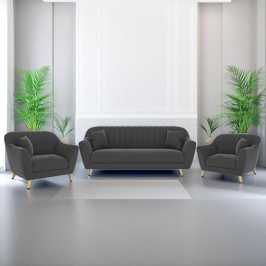 Modern Fluted Sofa